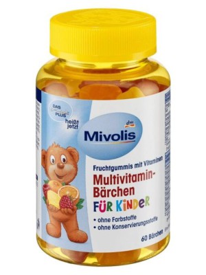 Kẹo gấu Mivolis Multivitamin