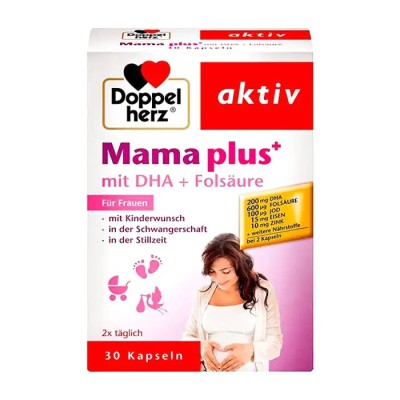 Doppelherz Mama plus + mit DHA + Folsaure 30v (mới)