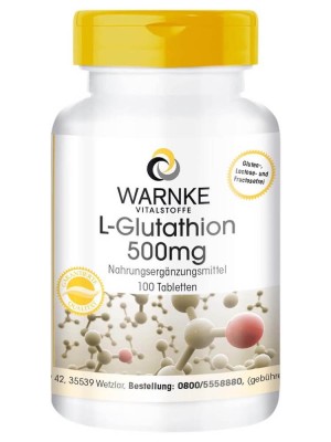 Viên uống trắng da L-Gluthatione Warnke 90 viên