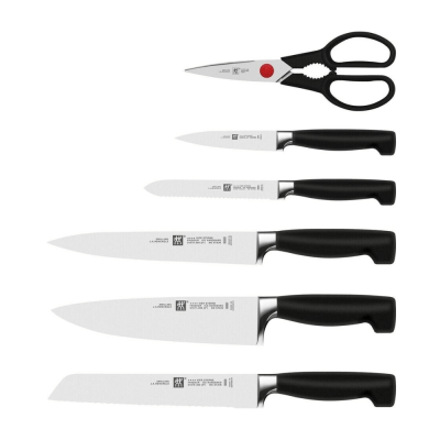 Bộ dao Zwilling Vier Sterneset 7 món tự mài Made in Germany (màu nâu) thumb