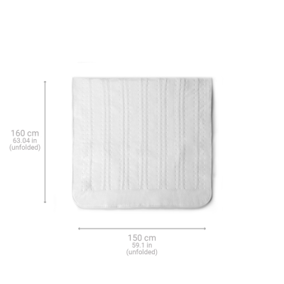 Đệm điện đôi Medisana HU676 màu trắng 150 x 160 cm thumb