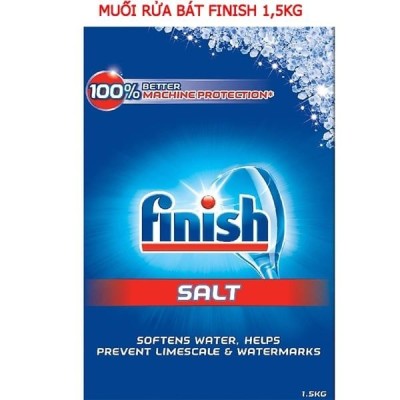 Muối rửa bát Finish Washing Machine Salt 1,5kg thumb