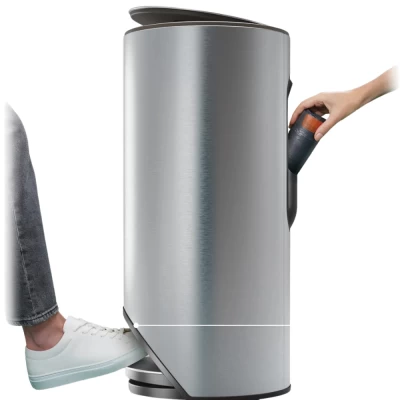 Thùng rác có bàn đạp Joseph Joseph 30150 30L màu inox thumb