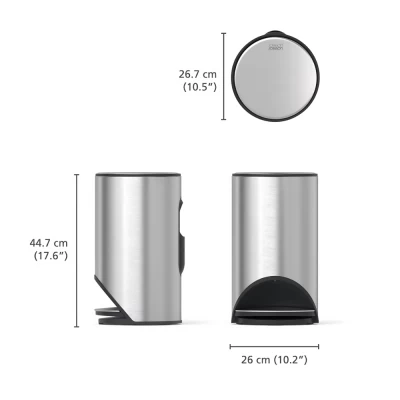 Thùng rác có bàn đạp Joseph Joseph 30152 10L màu inox thumb