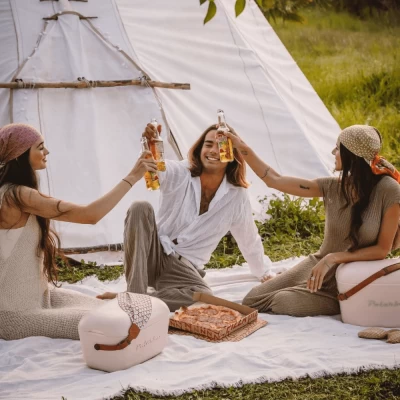 Hộp Picnic 20L Classic Nude Olive Green Polarbox 992150 màu nâu thumb