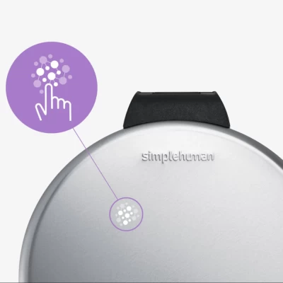 Thùng rác Simplehuman 4,5 lit màu inox thumb