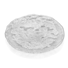Đĩa tròn trắng 22cm DIAMANTE IVV 6246.1 thumb