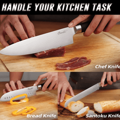 Bộ hộp quà set dao cao cấp 6 món Ciwete thumb