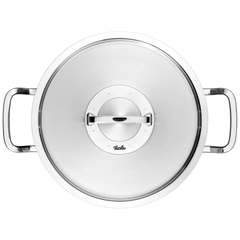 Bộ nồi Fissler Profi 5 món vung thép kèm quánh và chảo 2 quai 24cm made in Germany thumb