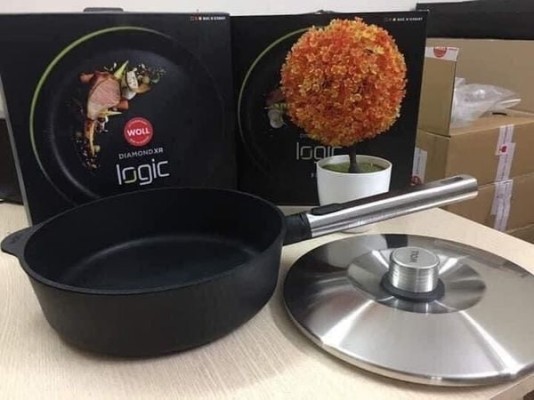 Chảo gang nhôm WOLL Diamond XR Logic 28cm có nắp thumb