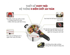 Nồi áp suất TEFAL Secure 5 Neo 6 lit núm vặn đỏ thumb