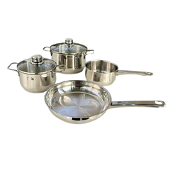 Bộ nồi WMF Diadem Plus 4 món kèm quánh và chảo thép WMF 24cm