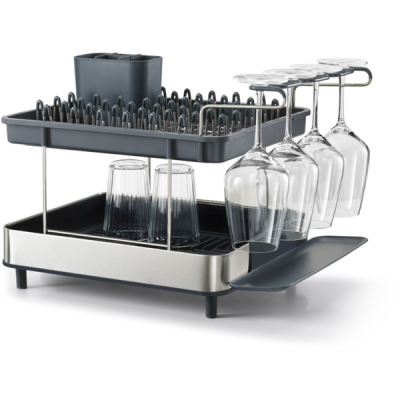 Kệ úp chén bát 2 tầng Josseph Joseph Excel Steel (Grey) 851647