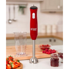 Máy xay cầm tay đơn Russell Hobbs màu đỏ kèm 1 cốc thumb