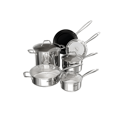 Bộ nồi inox cao cấp Ciwete 6 món