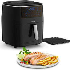 Nồi chiên không dầu kiêm hấp, nướng TEFAL FW2018 3in1 6,5L màu đen thumb