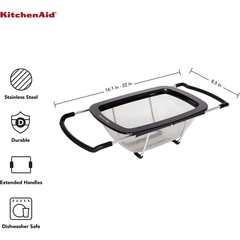 Rổ ngang KitchenAid màu đen nội địa Đức thumb