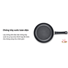 Set chảo chống dính Fissler Adamant 24 + 28cm kèm vung kính made in Germany thumb