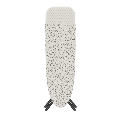 Bàn để ủi đồ chân cao có móc treo cửa Joseph Joseph Glide Plus (Ecru Scatter) 50032 màu trắng