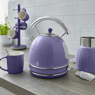 Ấm siêu tốc SWAN Retro 3000W 1,8L màu tím thumb