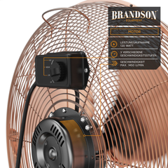 Quạt sàn BRANDSON 45cm màu đồng thumb