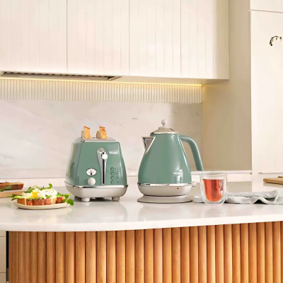 Ấm siêu tốc De'Longhi Icona Capitals 1,7L màu xanh ngọc thumb