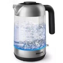 Ấm siêu tốc thủy tinh Philips HD9339 1,7L màu đen