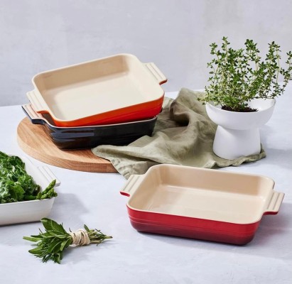 Thố Nướng Le Creuset Rechteckige Auflaufform 26x17cm Cerise thumb