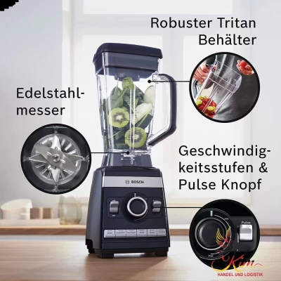 Máy xay sữa hạt đa năng Bosch MMBH6P6BDE thumb