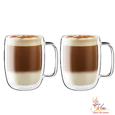 Set 2 cốc ZWILLING Sorrento Plus Latte-Macchiato 450 ml có quai cầm thumb