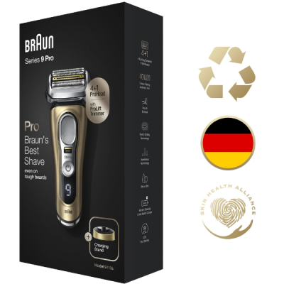 Máy cạo râu BRAUN Series 9 Pro 9419s made in Germany màu vàng đồng bản giới hạn thumb