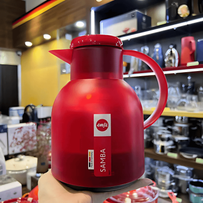 Bình giữ nhiệt EMSA Samba Vacuum 504232 1L màu đỏ thumb