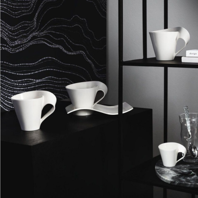 Set uống trà hoặc cafe 6 món Villeroy-Boch gồm 2 cốc, 2 thìa, 2 đĩa có hộp làm quà thumb