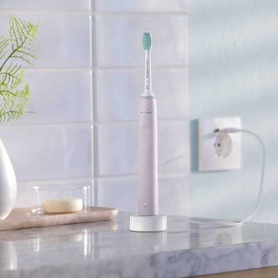 Bàn Chải Điện Philips Sonicare 3100 HX3673/11 màu hồng kèm hộp đựng mang đi du lịch thumb