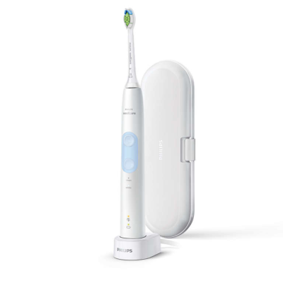 Bàn chải điện Philips Sonicare 4500 HX6839/28 màu trắng kèm hộp đựng du lịch thumb