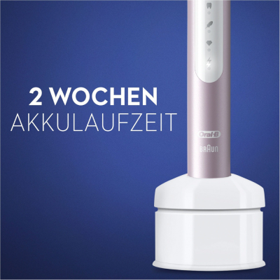 Set 2 bàn chải điện cao cấp ORAL-B Pulsonic Slim Luxe 4900 màu bạch kim và vàng hồng thumb