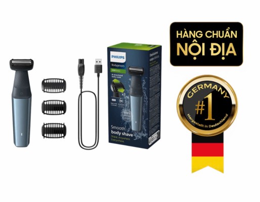 Tông đơ cạo lông toàn thân Philips BG3027/05 serie 3000 kèm 3 phụ kiện lược model 2024 thumb