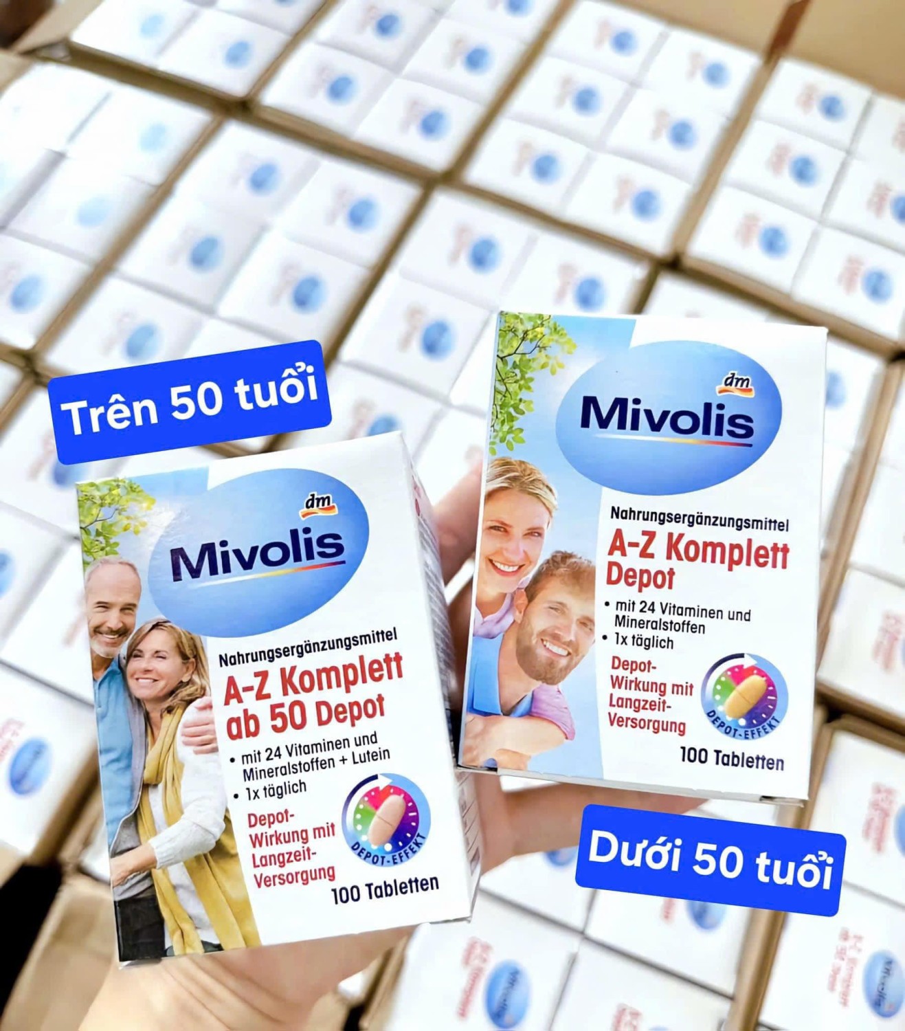 Viên uống AZ Mivolis trẻ/ ab 50