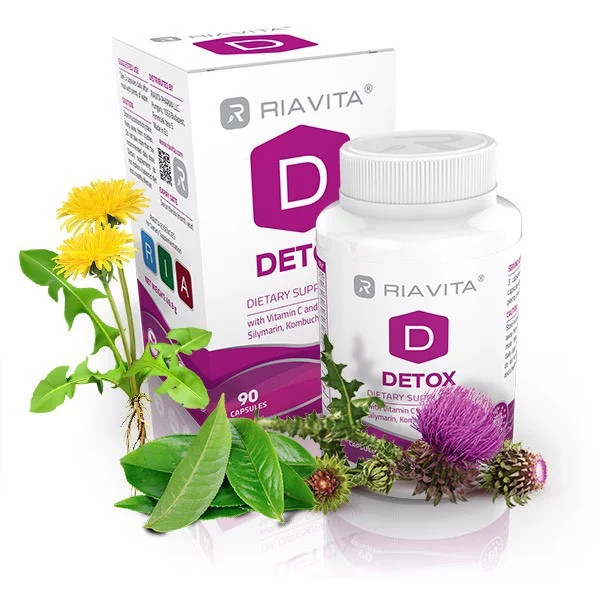 RIAVITA DETOX WHITE PREMIUM (Thải độc trắng da cao cấp) - Hộp 120v