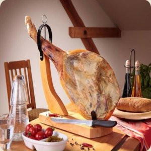 Đùi heo muối nguyên chiếc 4-5kg Jamonprive Paleta Serrana