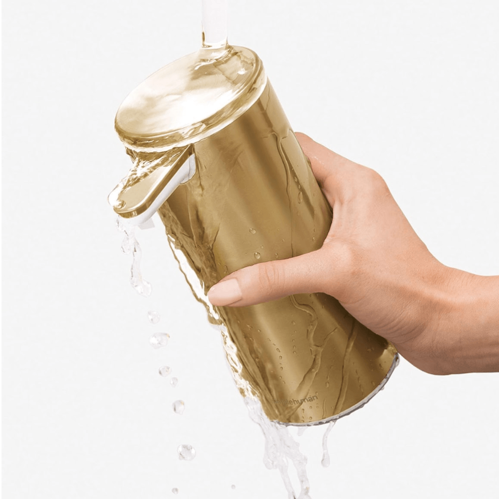 Chiết xà phòng cảm ứng Simplehuman màu vàng