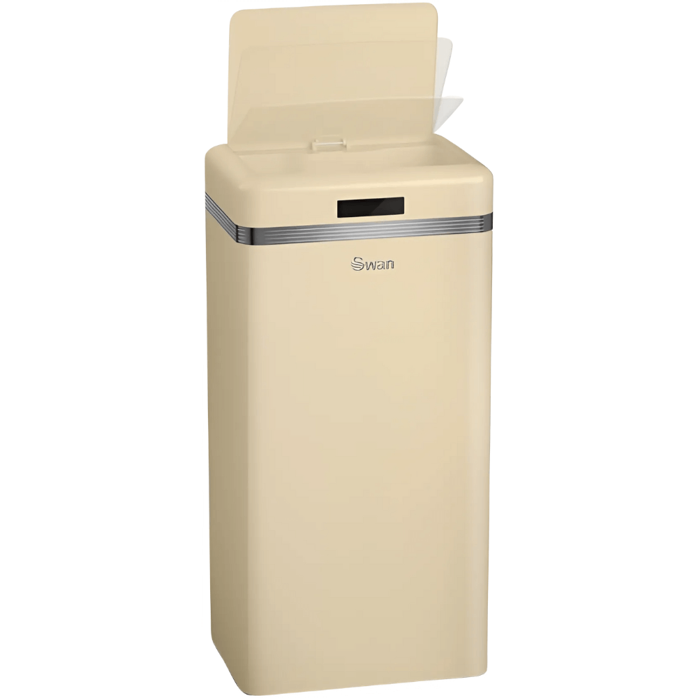 Thùng rác cảm ứng 45L SWAN màu kem