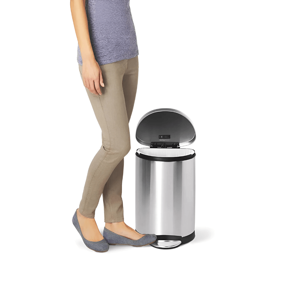 Thùng rác bán nguyệt Simplehuman 10L