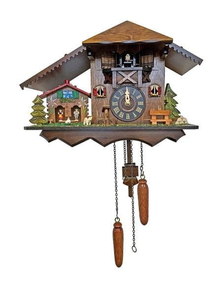 Đồng hồ CUCKOO Engstler 426 QM 25cm Quartz Weather House Musical