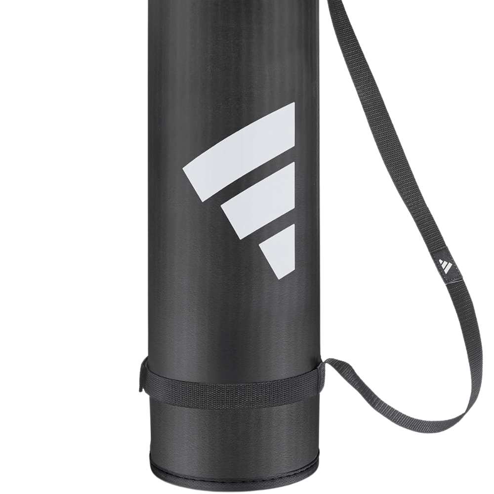 Thảm tập Yoga Adidas màu xám viền đen