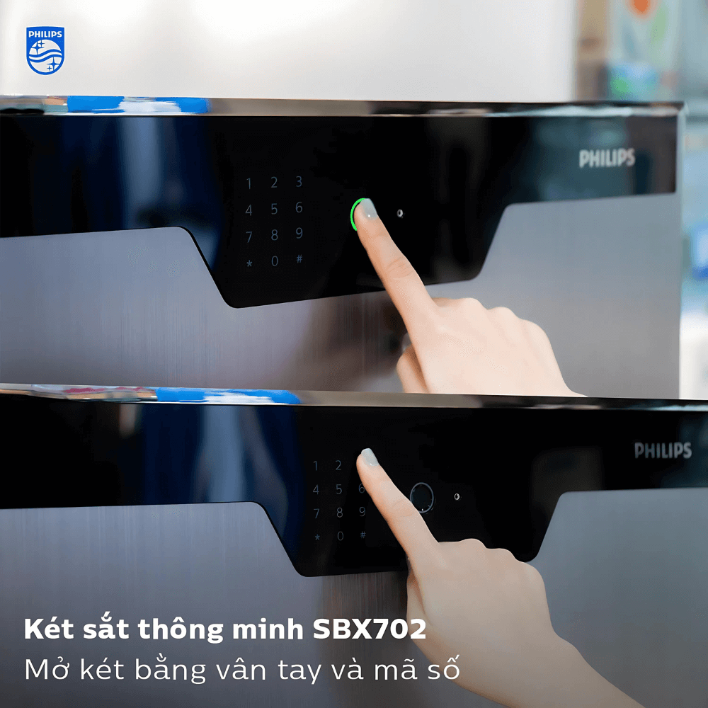 Két sắt Philips SBX702-ABX 196 Kg màu xám