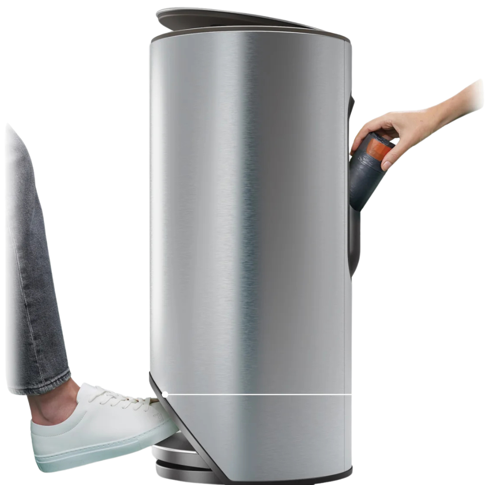 Thùng rác có bàn đạp Joseph Joseph 30150 30L màu inox