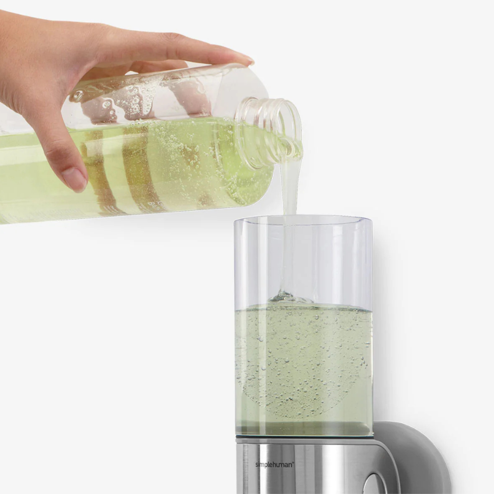 Set 3 bình đựng dầu gội, sữa tắm treo tường Simplehuman