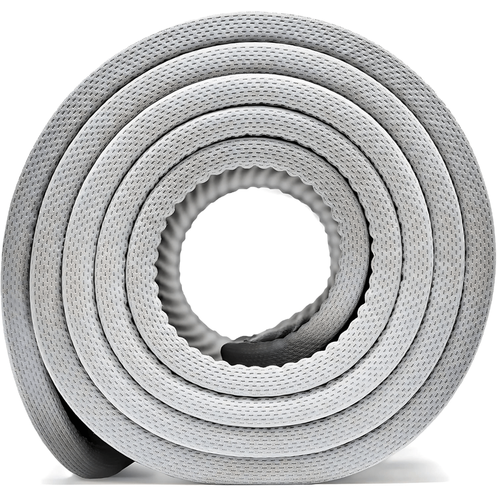 Thảm tập Yoga Adidas màu đen viền xám