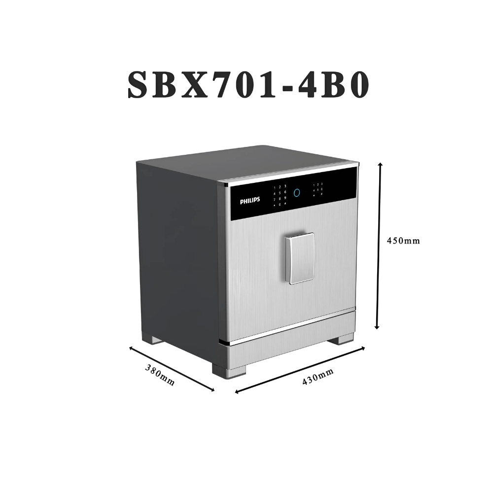 Két sắt Philips SBX701-4B0 60 Kg màu bạc